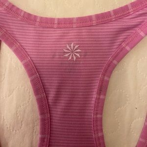 ✨Athleta✨ Pink Striped Racerback Tank!